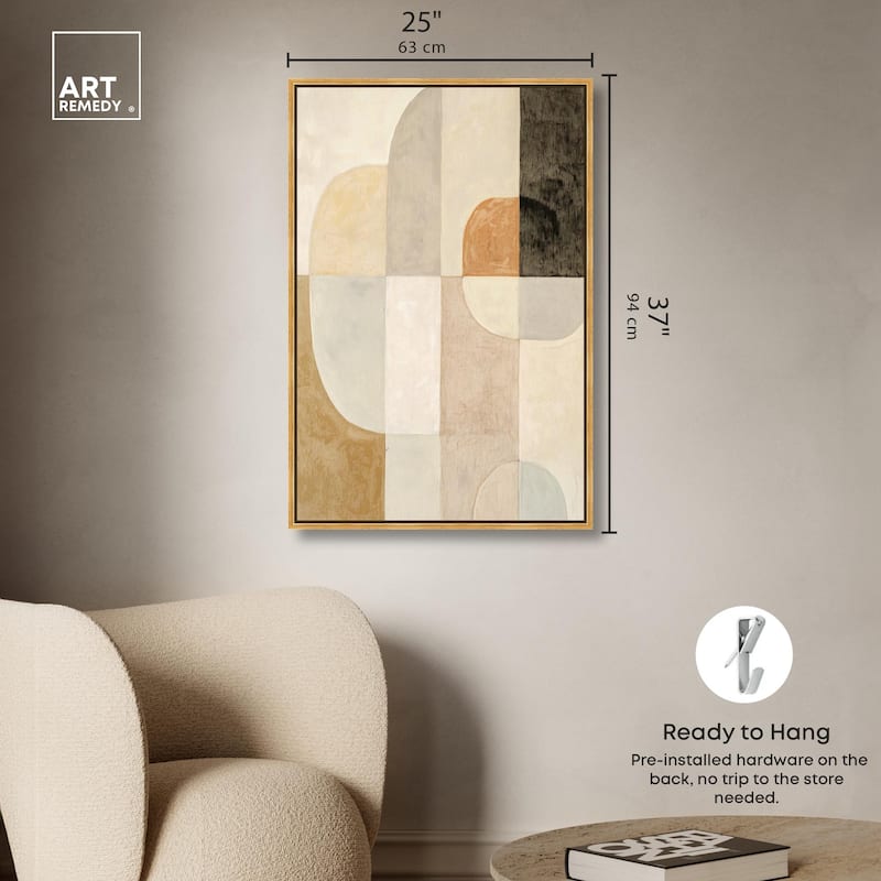 Overlapping Planes I Canvas by Art Remedy