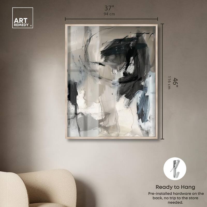 Scribbled Energy I Shadowbox by Art Remedy