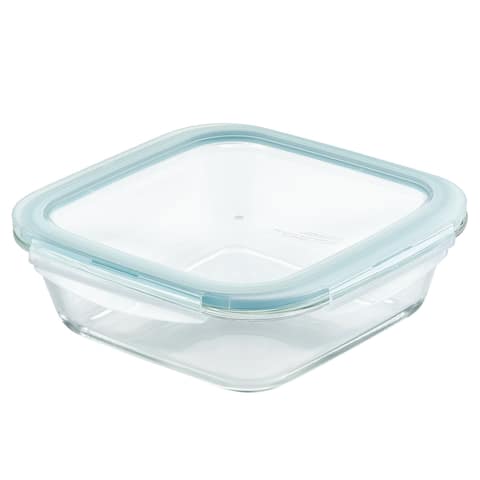 LocknLock Purely Better Glass Square Baker and Food Container with Lid, 8-inch x 8-inch