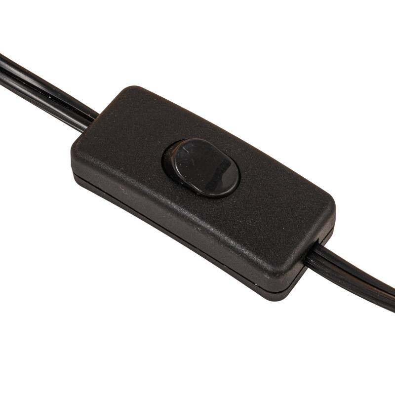 Resin and Metal Giraffe Wall Sconce with Inline Switch, Gold Finish, Black - 8.3"L x 7.9"W x 23.6"H