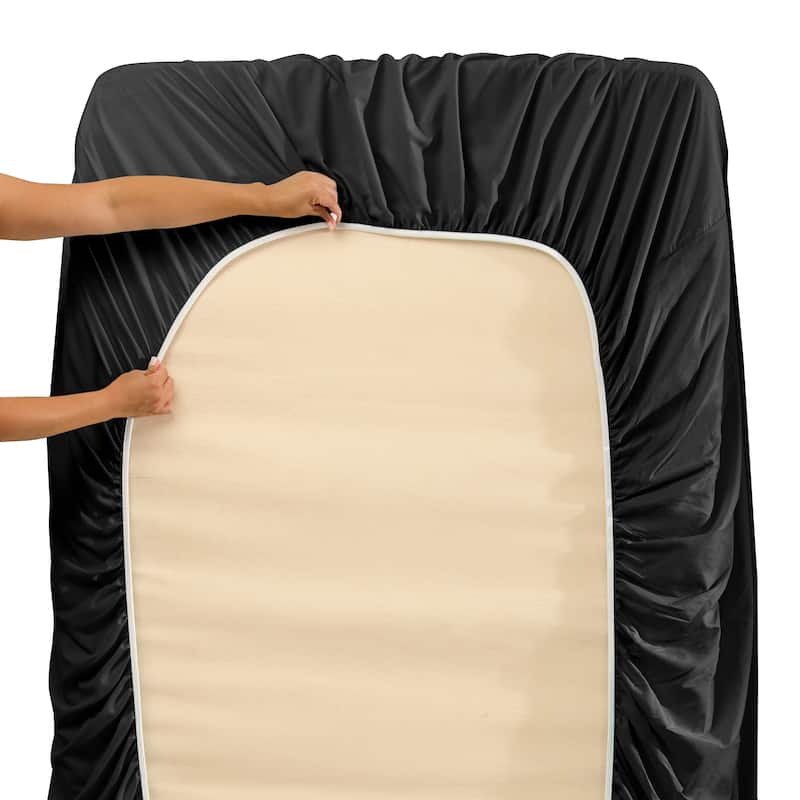 Empyrean Extra Deep Pocket Bed Sheet Set - Breathable, Super Soft Sheets with Extra Set of Pillowcases