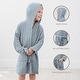 preview thumbnail 14 of 43, Comfy Cubs Muslin Bath Robe for Kids 100% Cotton, 4-Layer Absorbent Muslin Fabric