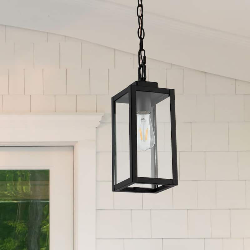 SAFAVIEH Lighting Clemens Outdoor Pendant - 5"W x 5"D x 89"H