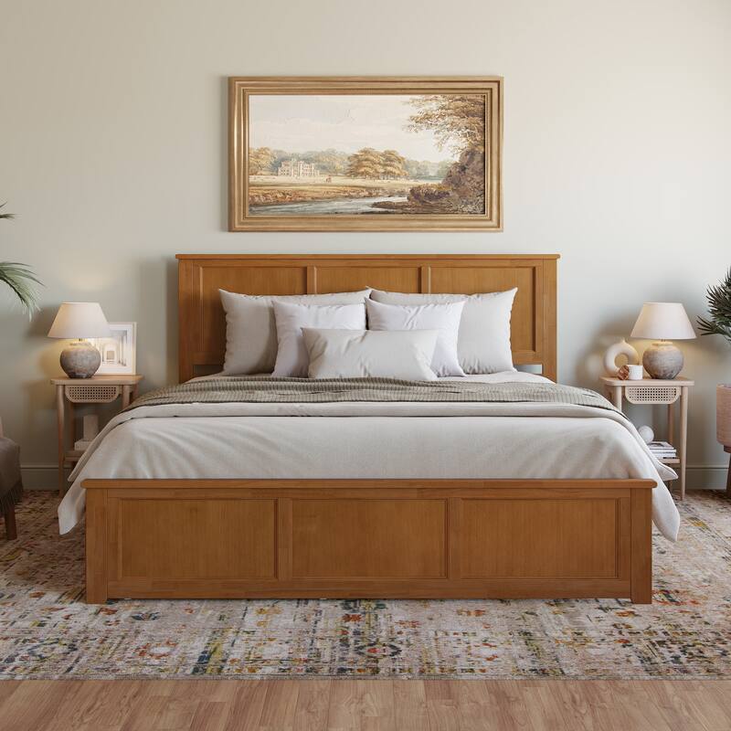 AFI Madison Platform Bed with Matching Footboard & Trundle