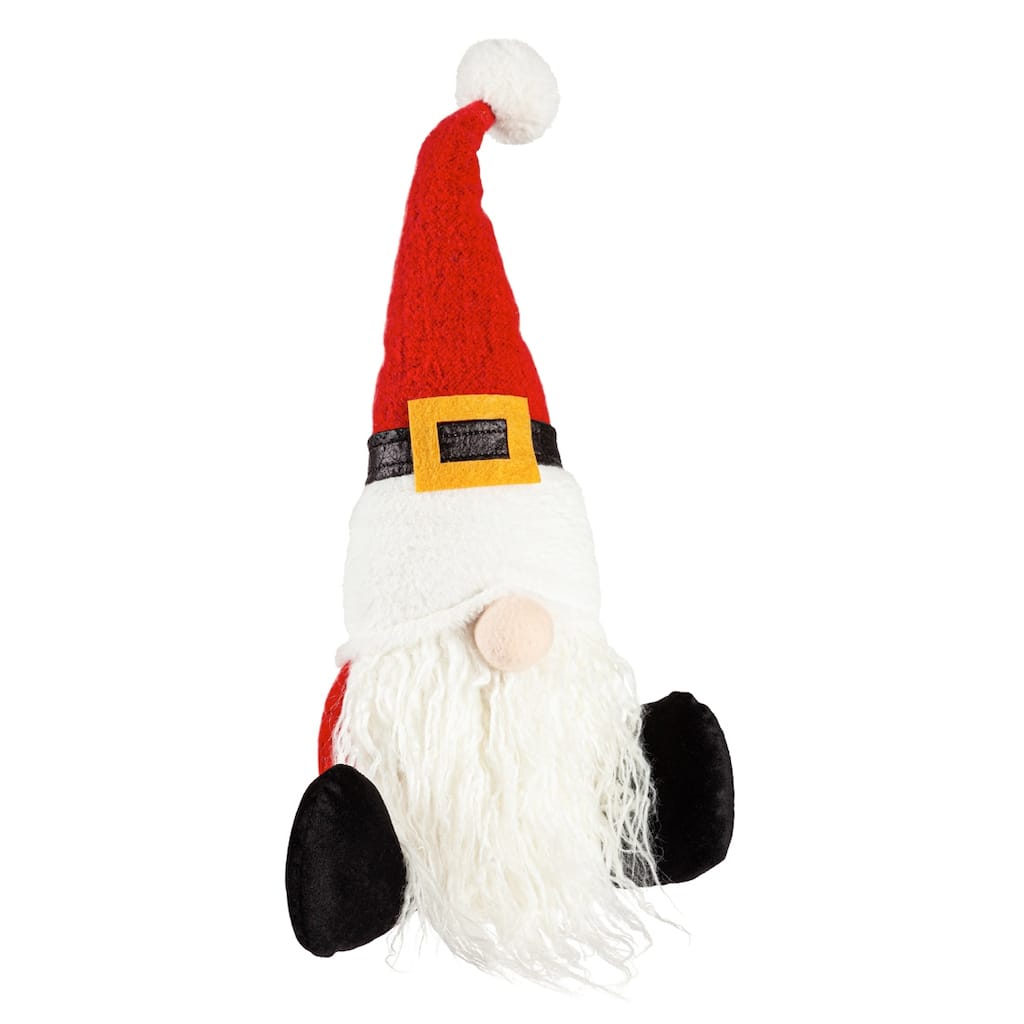 16" Fabric Santa Gnome Table Decor