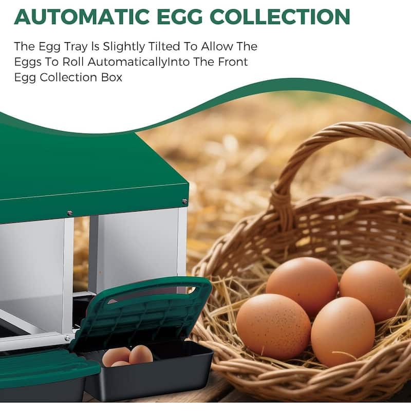 3 Holes Egg-Laying Boxes Nesting Boxes for Chickens Coops