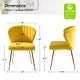 preview thumbnail 51 of 89, Aruna Accent Chair with Metal Legs 20''W X 19.5 ''D X 29''H by HULALA HOME