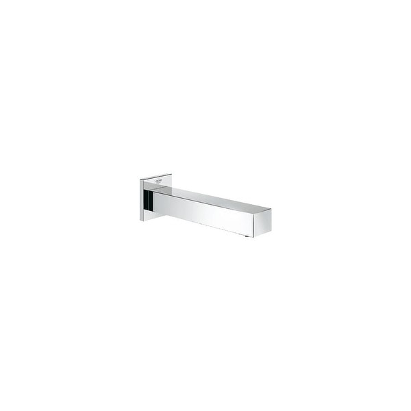 Grohe 13 305 Eurocube 6-11/16" Non-Diverter Wall Mounted Tub Spout - Starlight Chrome