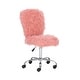 preview thumbnail 21 of 52, Clara Faux Fur Armless Office Chair
