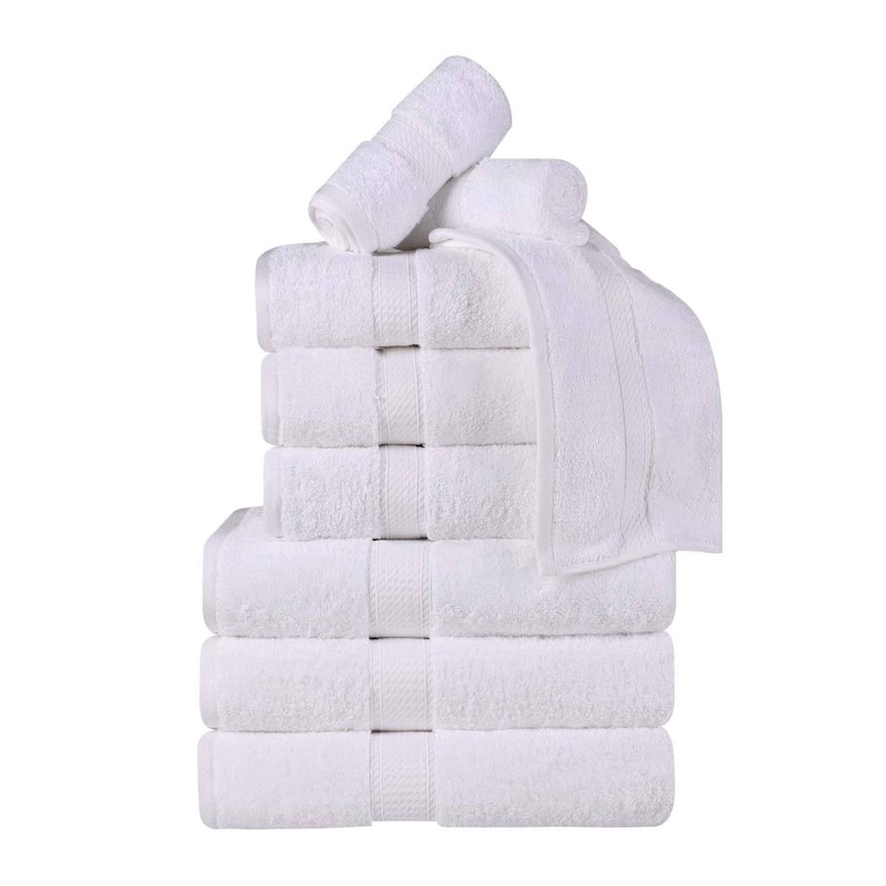 Superior Egyptian Cotton Pile Heavyweight 9-Piece Towel Set