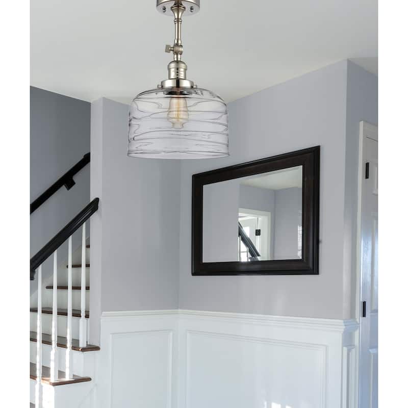 Innovations Lighting Franklin Restoration Bell 1 Light 12" Semi-Flush Mount