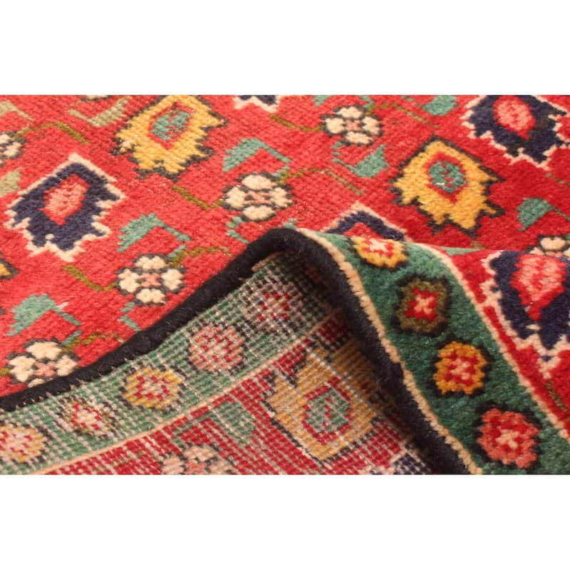 ECARPETGALLERY Hand-knotted Andelz Red Wool Rug - 3'0 x 4'8