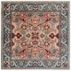 preview thumbnail 11 of 53, SAFAVIEH Kashan Sheng Oriental Rug 5'1" Square - Taupe/Blue