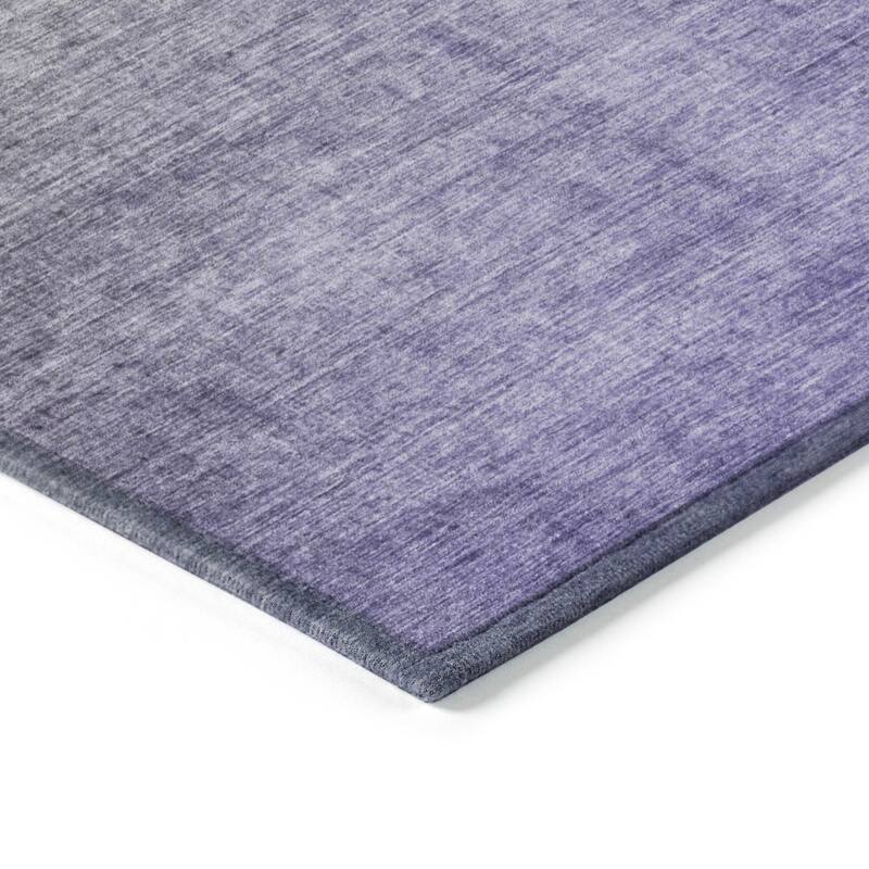 Machine Washable Indoor/ Outdoor Modern Ombre Chantille Rug