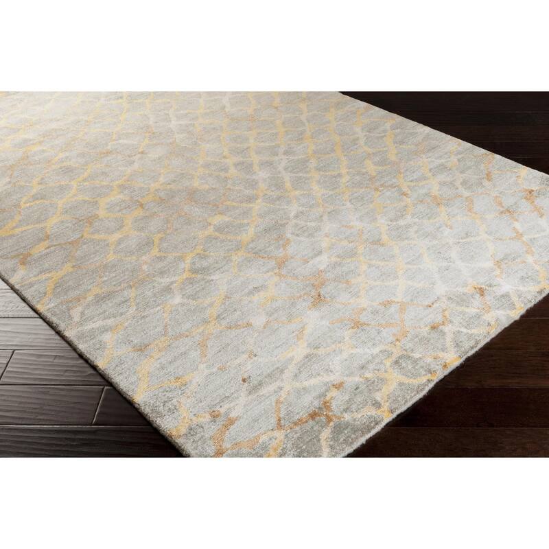 Hand-Knotted Arnav Animal Viscose Area Rug