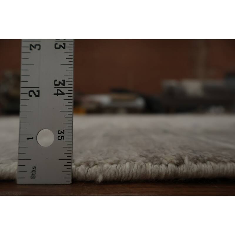 Hand Knotted Oriental 100% Wool Carpet Tribal Animal Pictorial Beige & Ivories Gabbeh Area Rug - 12' 4'' X 9' 4''