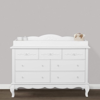 Evolur Aurora Change Tray|Lasting Quality|Intricate Ribbon Bow Scrollwork