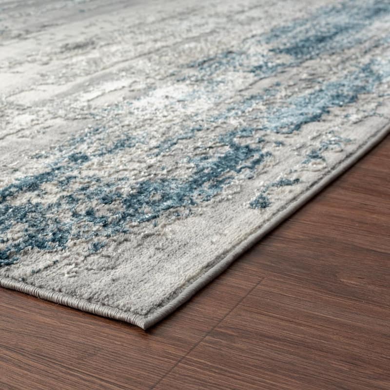 Luxe Weavers Modern Abstract Textured Area Rug for Living Room and Bedrooms