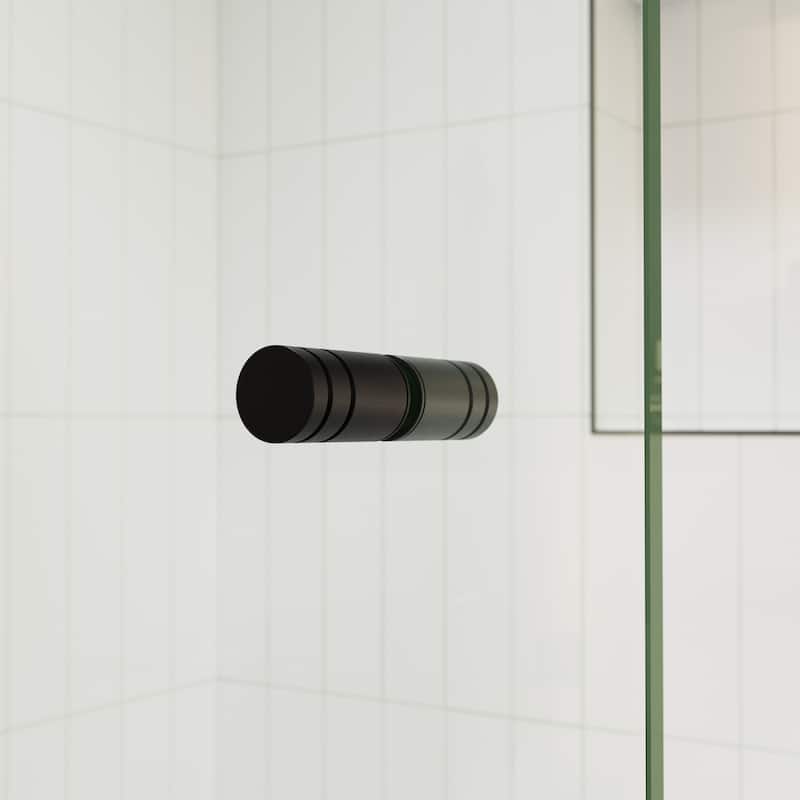 Glass Warehouse 58.25" x 31.5" Frameless Shower Bath Door - Door Only