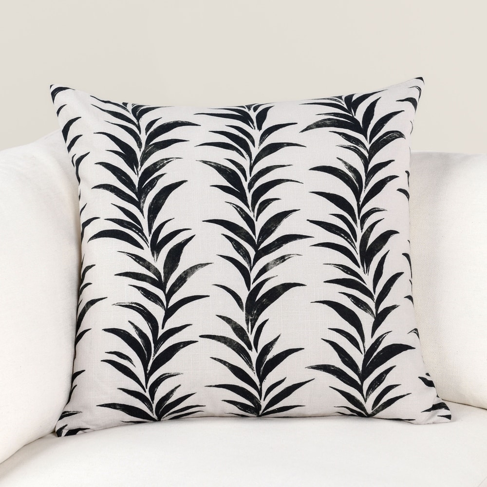 Villa by Classic Home Alula Cotton Fabric Throw Pillow