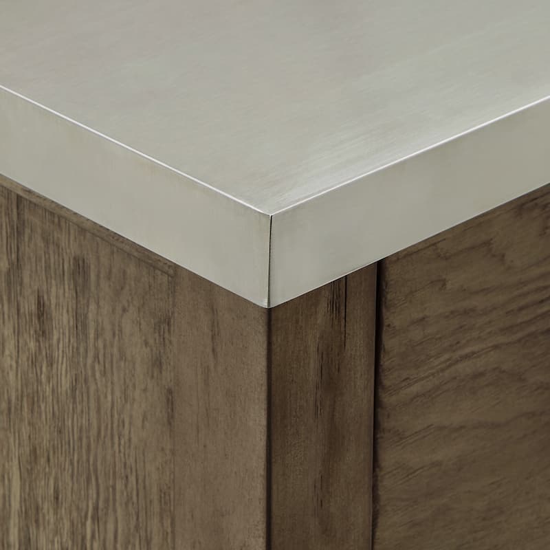 Tali Reclaimed Look Extendable Kitchen Island by iNSPIRE Q Classic