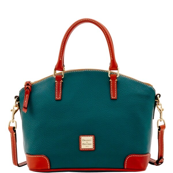 Dooney & Bourke Pebble Grain Charli Satchel (Introduced by Dooney & Bourke at $228 in Jul 2016) - Hunter