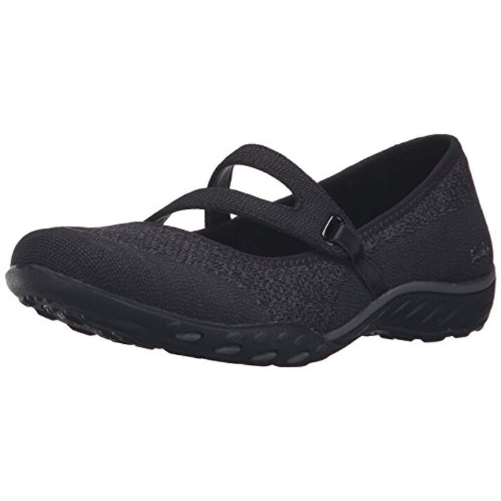 skechers sport women's breathe easy lucky lady mary jane flat