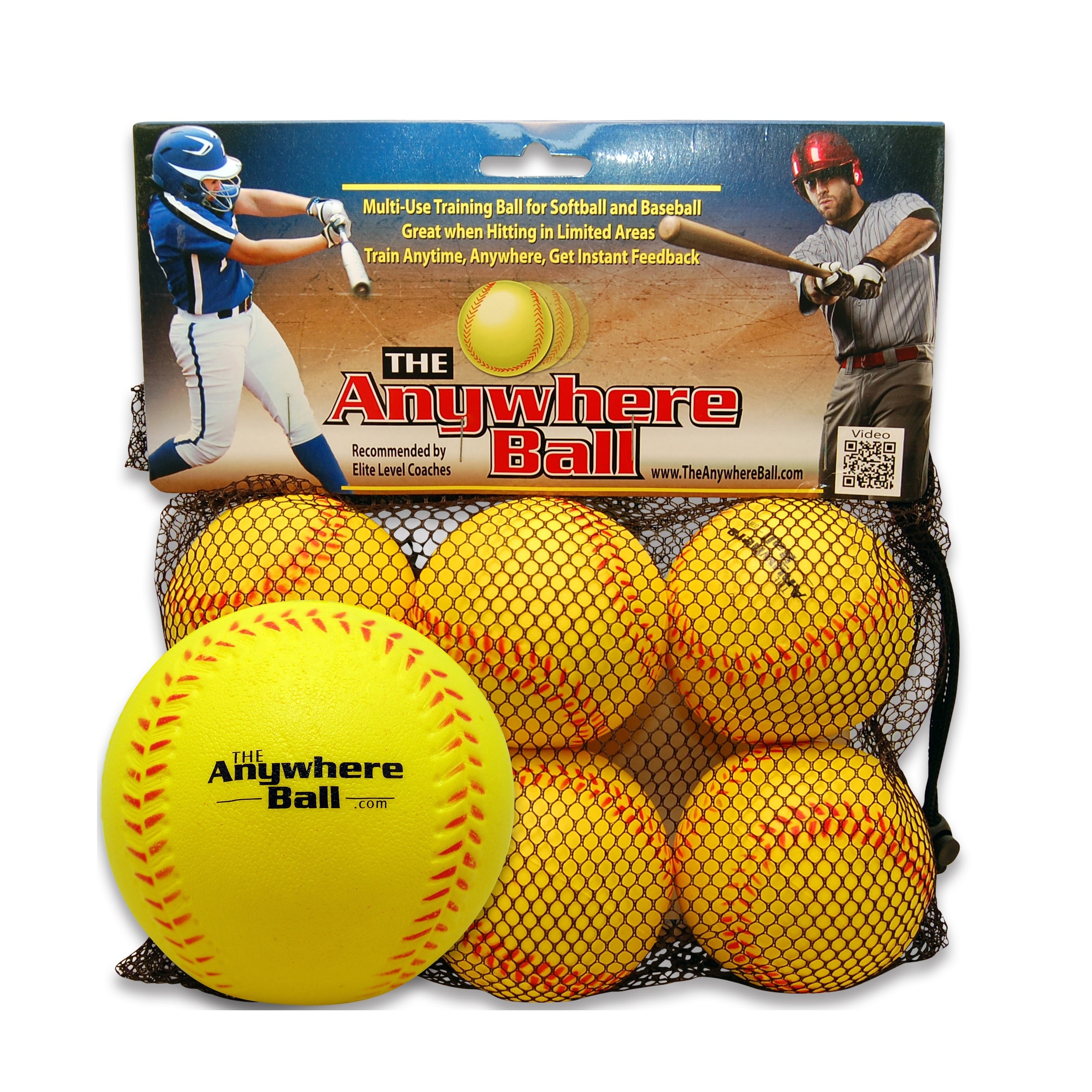Anywhere Sports: The Anywhere Ball - 6 Pack - 3