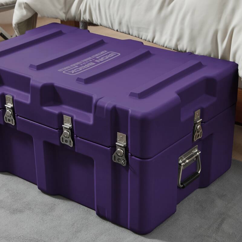 The Iron Brick® Trunk - STRONGEST College Trunk - Dark Purple