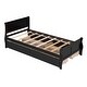 preview thumbnail 23 of 54, Twin Size Wood Platform Bed with 4 Drawers Storage Bed for Kids, Teens
