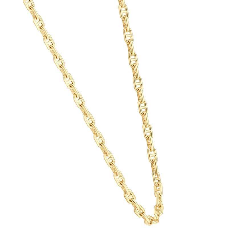 Yellow Gold Marine Women's 24" Chain Necklace 22 Grams 5.5mm Thick