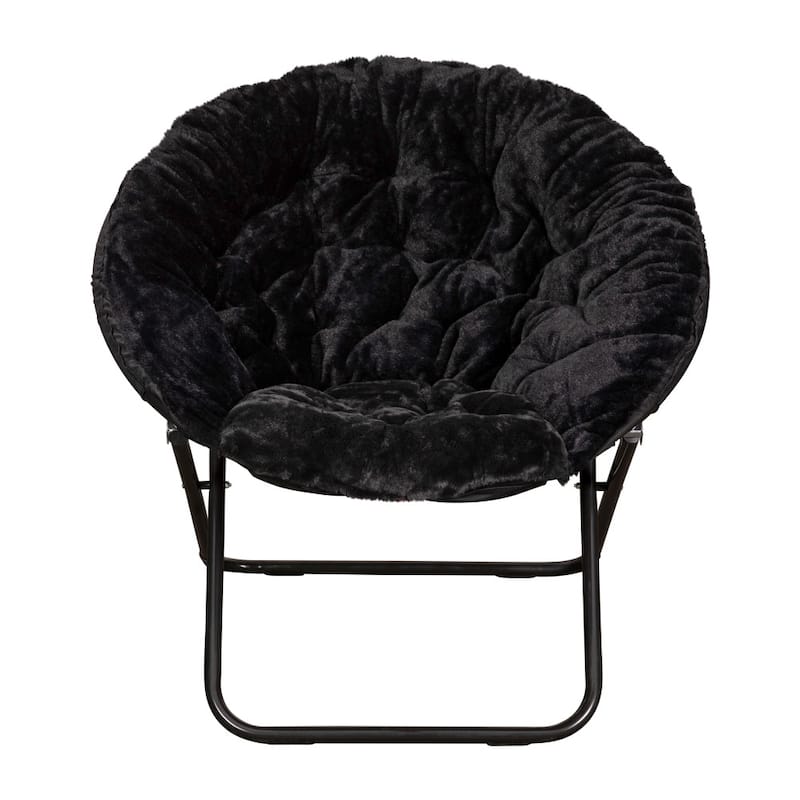 Folding XL Saucer Chair for Dorm or Bedroom