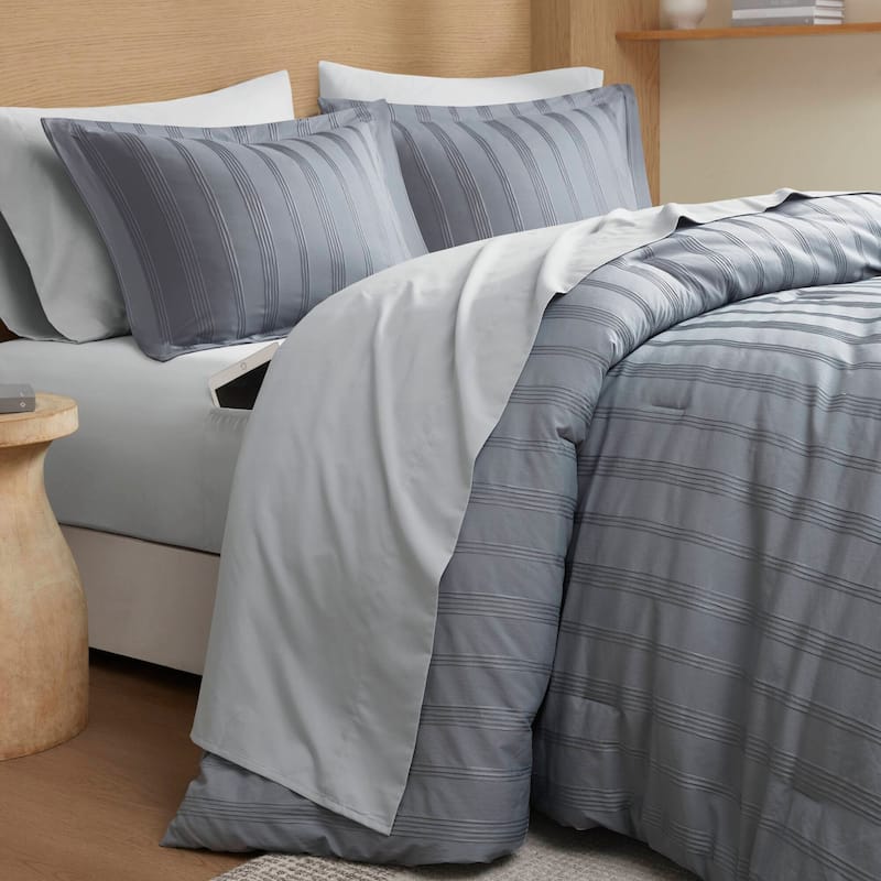 Chelsea Square Logan Woven Striped Comforter Set