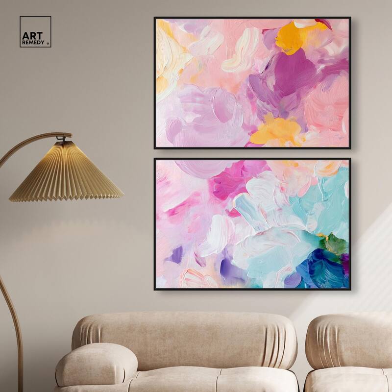 Misty Layers Canvas Set of 2 by Art Remedy