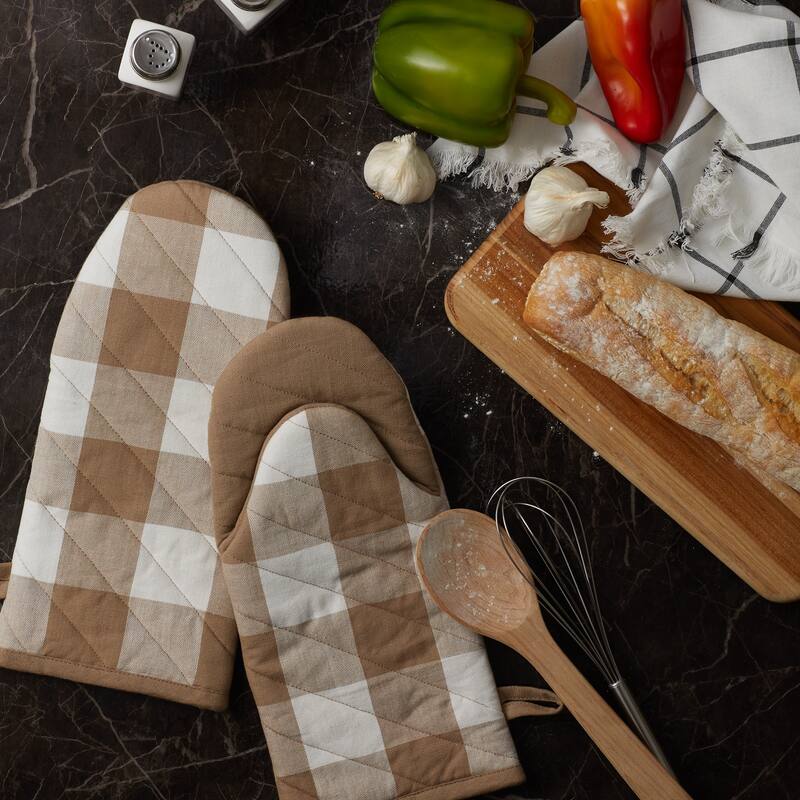 DII Vintage Red Buffalo Check Dishtowel (Set of 3)
