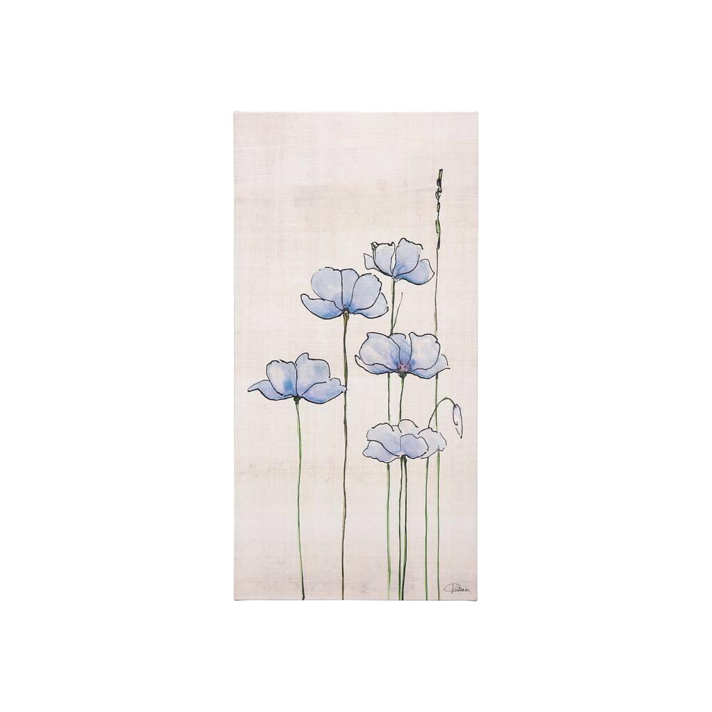 Meadow Flowers IV (20 x 40) Canvas Art Print