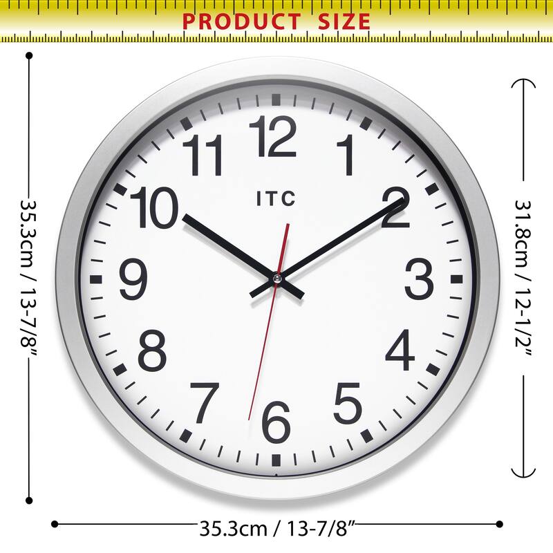 Obsidian 14" Business Clock
