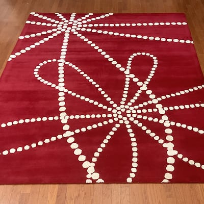 HERAT ORIENTAL Handmade Tibetan Wool Rug - 8' x 10'
