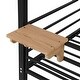 preview thumbnail 11 of 22, Twin Over Twin Metal Bunk Bed, Creativity Kids Bed Metal Platform Bed Frame Housebed with Slide and Storage Stair for Boys Girls