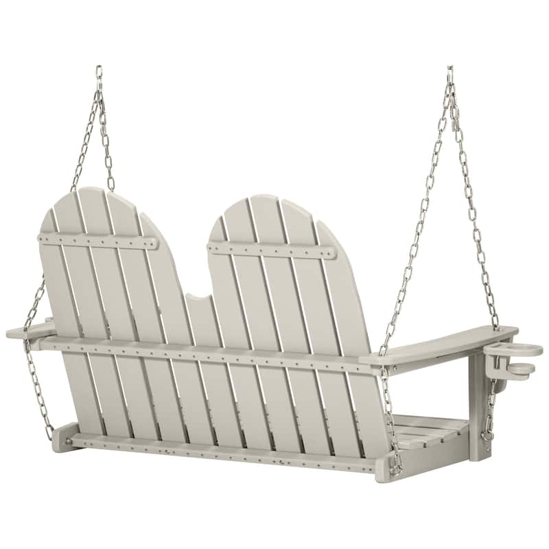 Hanniford Poly Adirondack 50 Inch Porch Swing