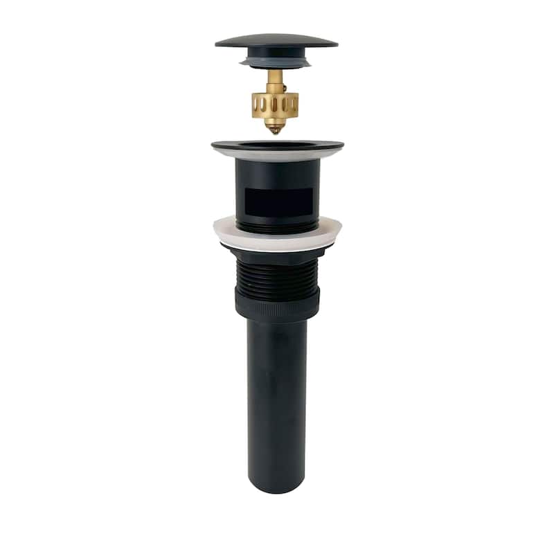 STYLISH Pop-Up Bathroom Sink Drain with Overflow D-701