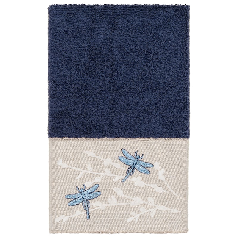 Authentic Hotel and Spa 100% Turkish Cotton Braelyn 3PC Embellished Towel Set