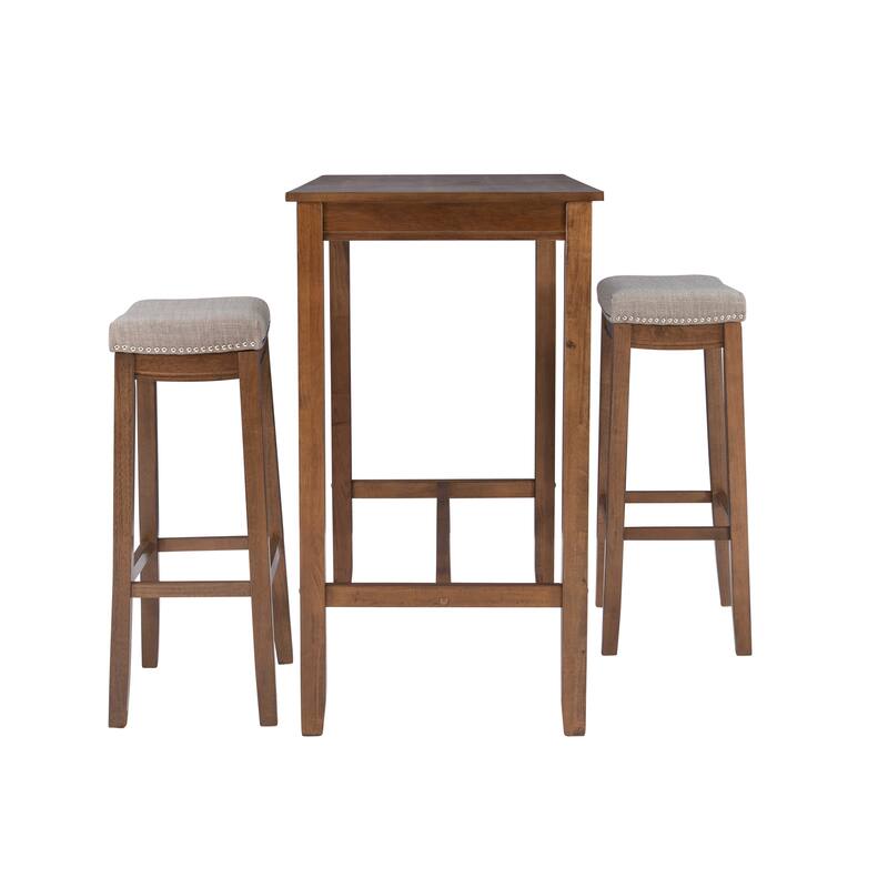 Linon Bridgeport 3-Piece Bar Dining Set