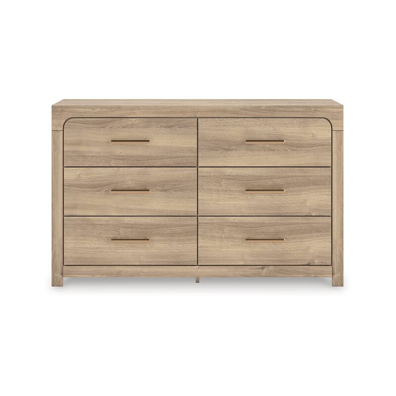 Signature Design by Ashley Prandefort Light Brown Dresser