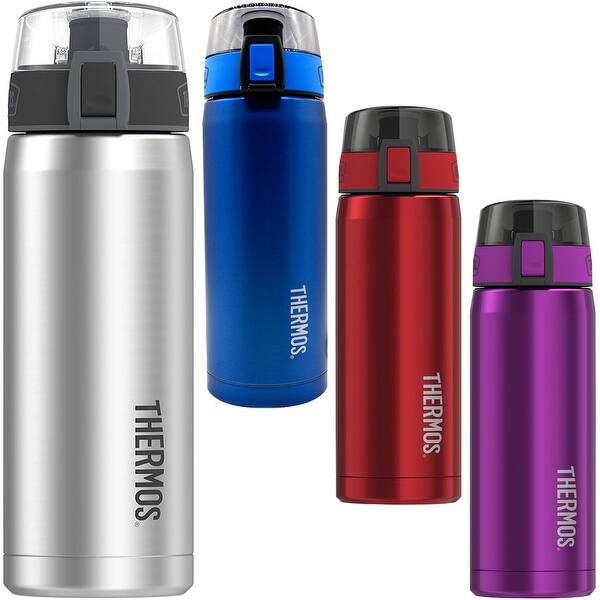 Shop Thermos 18 Oz Vacuum Insulated Stainless Steel Hydration Water Bottle 18 Oz Overstock 28161656