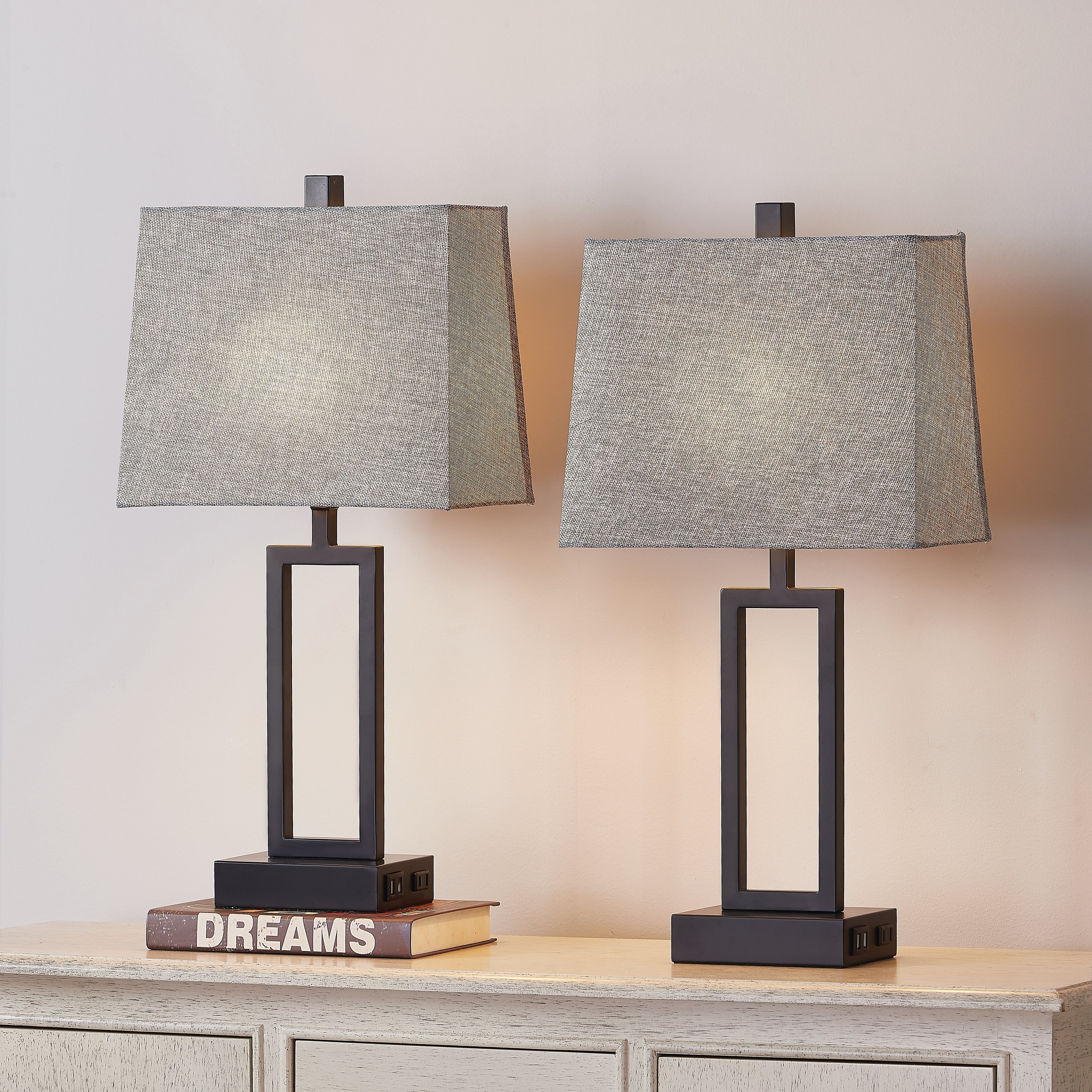 Touch dimmer bedside lamp sale