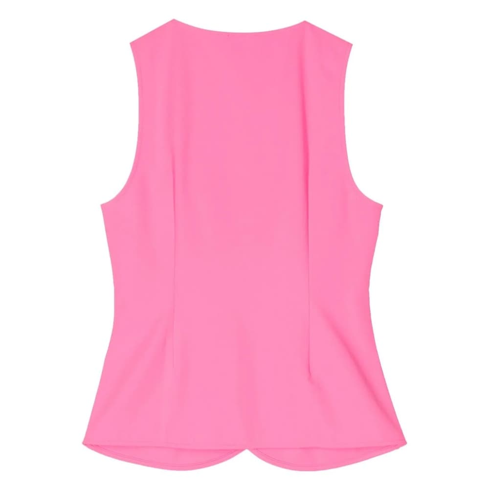 Cinq a Sept Womens Kenna Twist Front Sleeveless Top Electric Pink