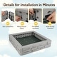 preview thumbnail 20 of 30, Outdoor Kids Sandbox with Cover and Bottom Liner for Backyard Play