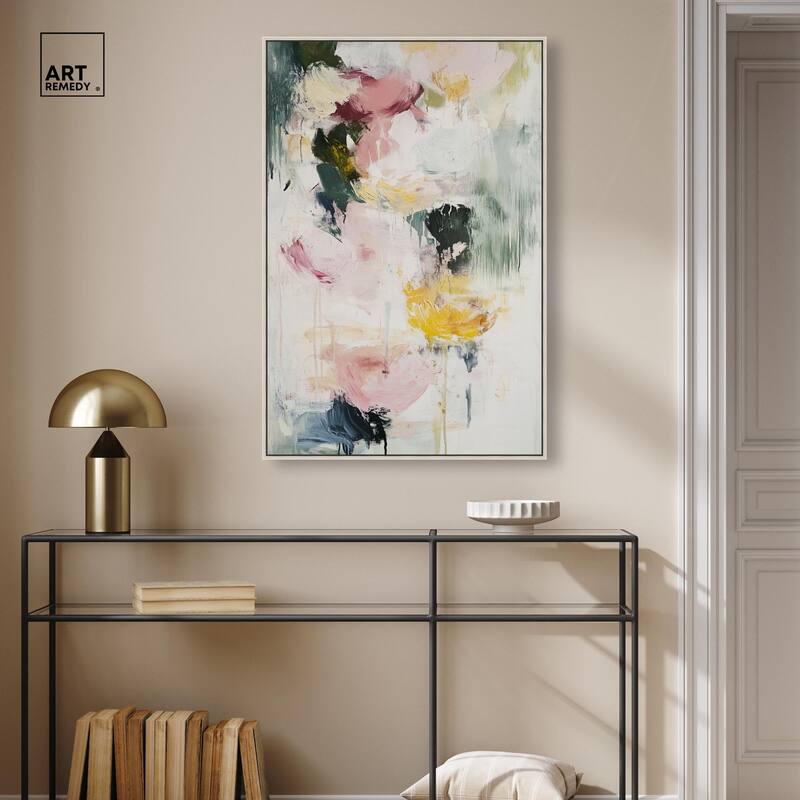 Dripping Colors II Canvas by Art Remedy