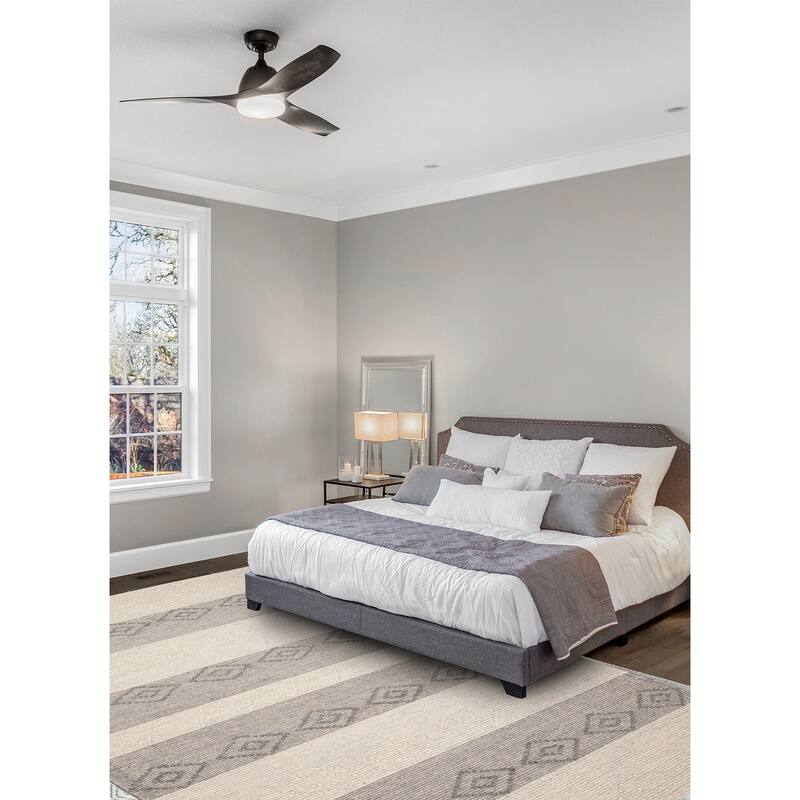 ECARPETGALLERY Braid weave Sienna Khaki Wool Rug - 6'0 x 9'2